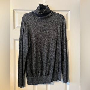 Long Tall Sally Black/silver turtleneck XL